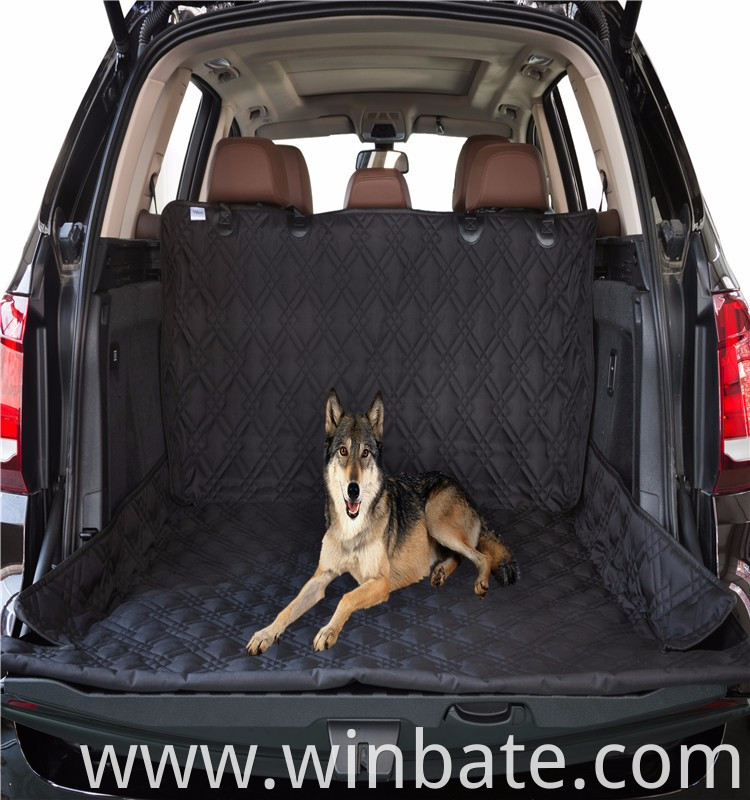 Car Boot Liner Cover With Bumper for Dog